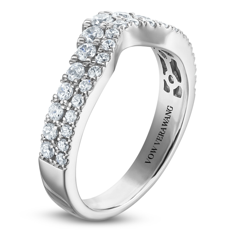 Main Image 2 of &nbsp;Vera Wang VOW Lab-Grown Diamond Contour Anniversary Ring 3/4 ct tw 14K White Gold