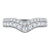 Thumbnail Image 3 of &nbsp;Vera Wang VOW Lab-Grown Diamond Contour Anniversary Ring 3/4 ct tw 14K White Gold
