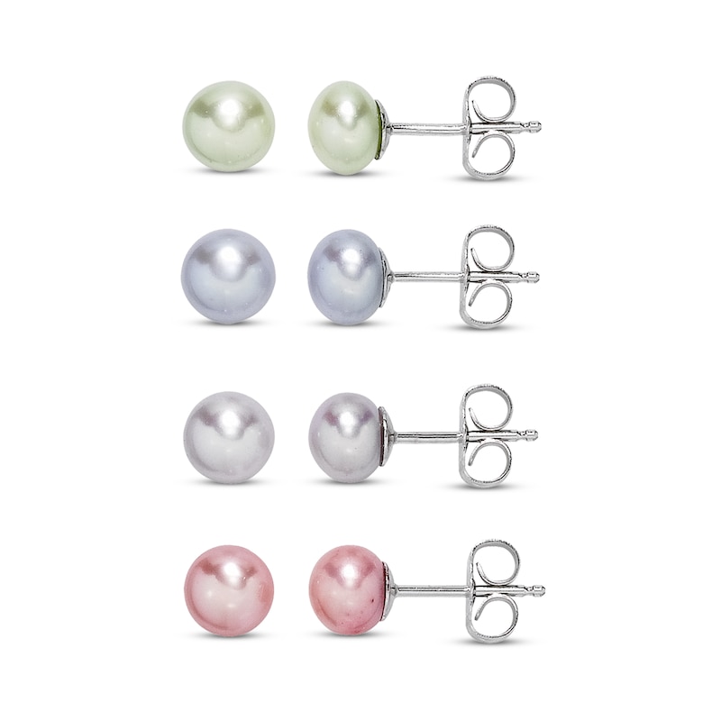 Main Image 1 of Honora Cultured Pearl Box Set Sterling Silver