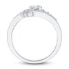 Thumbnail Image 3 of Diamond Engagement Ring 5/8 ct tw Oval/Round 14K White Gold