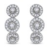 Thumbnail Image 0 of Diamond Huggie Earrings 3/8 ct tw Round 14K White Gold