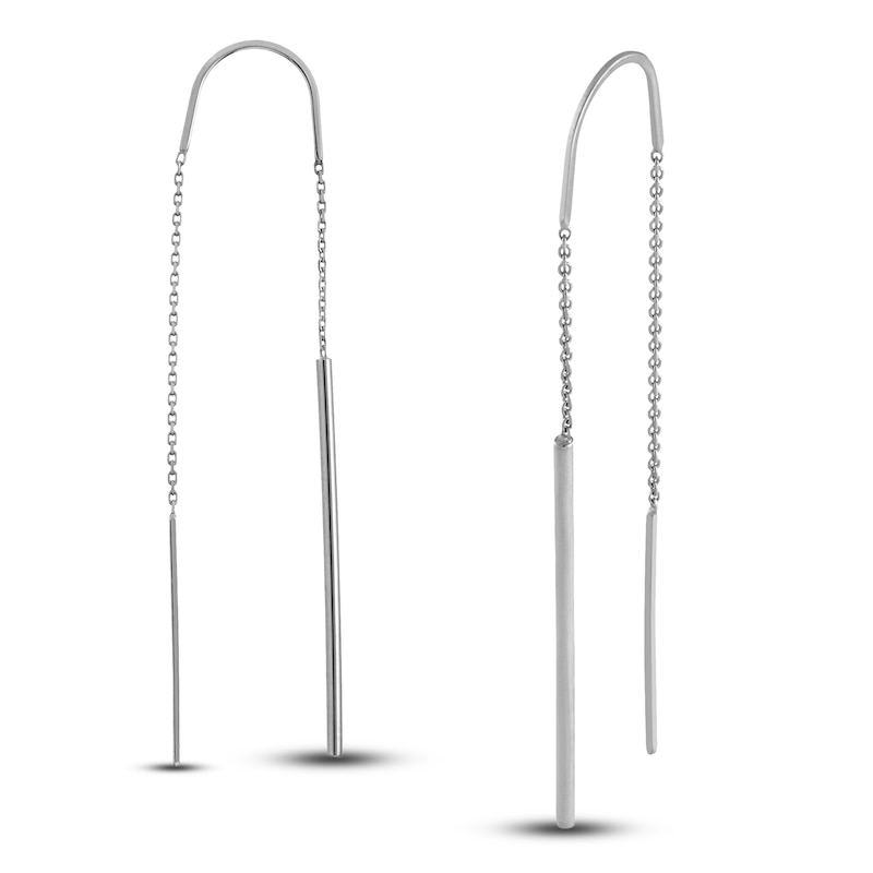 Main Image 2 of Stick Threader Earrings 14K White Gold