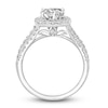 Diamond Engagement Ring 2-1/5 ct tw Round 14K White Gold
