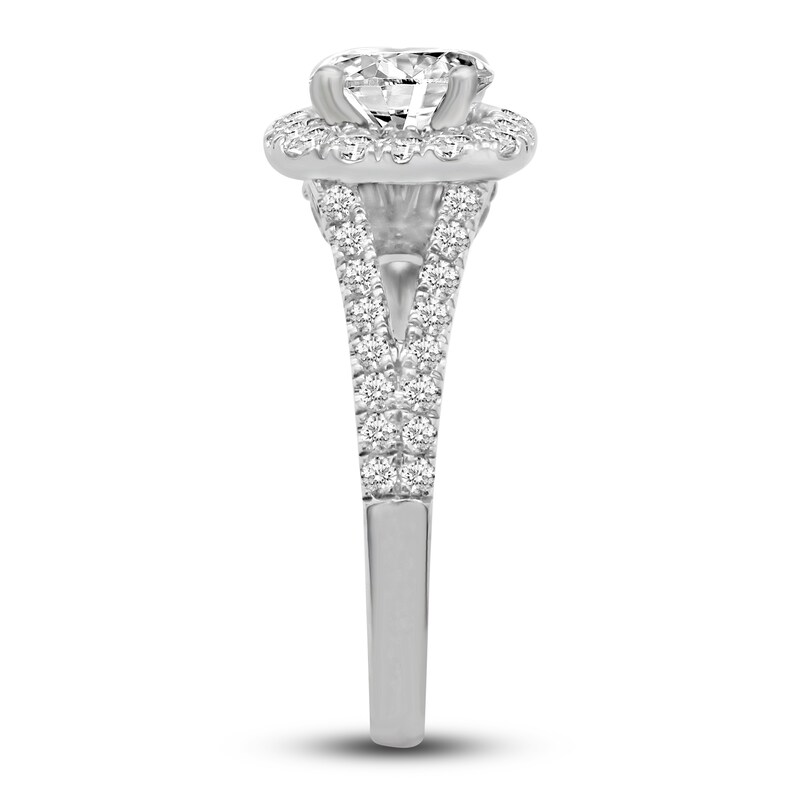 Main Image 3 of Diamond Engagement Ring 2-1/5 ct tw Round 14K White Gold