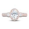 Thumbnail Image 3 of Pnina Tornai Lab-Grown Diamond Engagement Ring 1-1/2 ct tw Oval/Round 14K Rose Gold