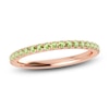 Thumbnail Image 1 of Juliette Maison Natural Peridot Eternity Ring 10K Rose Gold
