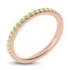 Thumbnail Image 2 of Juliette Maison Natural Peridot Eternity Ring 10K Rose Gold