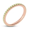 Thumbnail Image 1 of Juliette Maison Natural Peridot Eternity Ring 10K Rose Gold