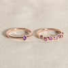 Thumbnail Image 4 of Juliette Maison Natural Ruby & Natural Peridot Ring 10K Yellow Gold