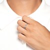 Thumbnail Image 3 of Juliette Maison Natural Blue Zircon & Natural Peridot Ring 10K Yellow Gold