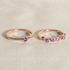 Thumbnail Image 4 of Juliette Maison Natural Blue Zircon & Natural Citrine Ring 10K White Gold