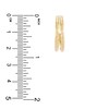 Thumbnail Image 3 of Tube Hoop Earrings 10K Yellow Gold
