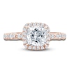Thumbnail Image 2 of Pnina Tornai Diamond Engagement Ring 2-1/2 ct tw Cushion/Round 14K Rose Gold