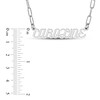 Thumbnail Image 2 of Personalized High-Polish Name Link Necklace Sterling Silver 18" 7.0mm