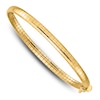 Thumbnail Image 3 of Domed Omega Bracelet 14K Yellow Gold 7" 4.0mm