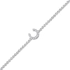 Thumbnail Image 2 of Diamond Initial C Bracelet 1/20 ct tw Round 14K White Gold 7"