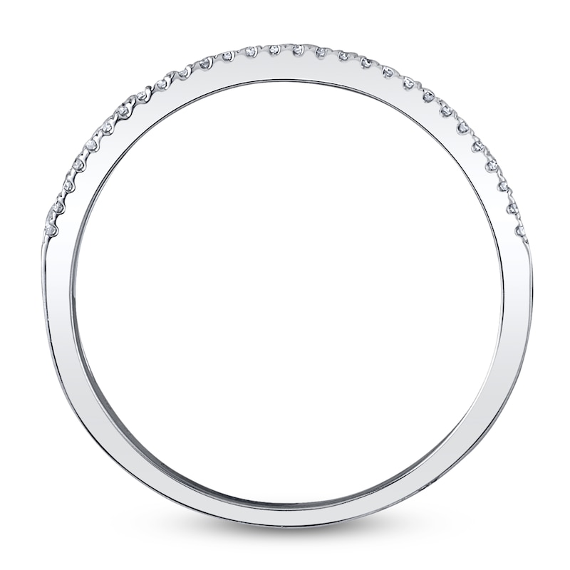 Shy Creation Diamond Ring 1/3 ct tw Round/Pear 14K White Gold SC55021924
