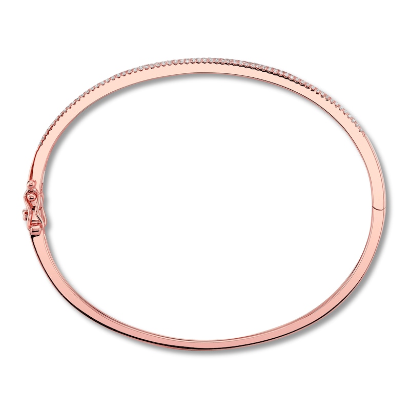 Main Image 2 of Shy Creation Diamond Bangle 1/2 carat tw Round 14K Rose Gold SC55002257ZM