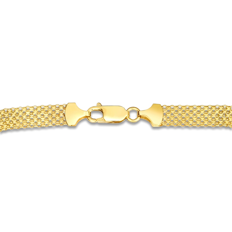 Main Image 2 of Bismark Chain Bracelet 14K Yellow Gold 7.25" 7.0mm