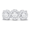 Thumbnail Image 3 of Lab-Grown Diamond Anniversary Band 3 ct tw Round 14K White Gold