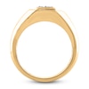 Thumbnail Image 2 of Men's Diamond Ring 1/4 ct tw Square-cut 14K Yellow Gold