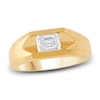 Thumbnail Image 0 of Men's Diamond Wedding Band 1/4 ct tw Baguette 14K Yellow Gold