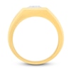 Thumbnail Image 2 of Men's Diamond Wedding Band 1/4 ct tw Baguette 14K Yellow Gold