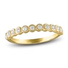 Thumbnail Image 1 of Diamond Bezel Wedding Band 1/4 ct tw 14K Yellow Gold 2.7mm