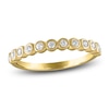 Thumbnail Image 0 of Diamond Bezel Wedding Band 1/4 ct tw 14K Yellow Gold 2.7mm