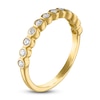 Thumbnail Image 2 of Diamond Bezel Wedding Band 1/4 ct tw 14K Yellow Gold 2.7mm