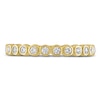 Thumbnail Image 3 of Diamond Bezel Wedding Band 1/4 ct tw 14K Yellow Gold 2.7mm