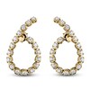 Thumbnail Image 1 of Matinee by A Link Diamond Teardrop Earrings 1-3/8 ct tw 18K Yellow Gold