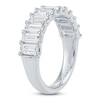 Thumbnail Image 2 of Lab-Grown Baguette-Cut Diamond Anniversary Ring 2-1/5 ct tw 14K White Gold