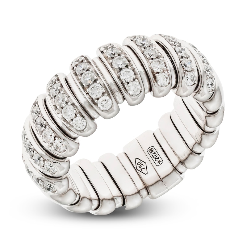 Main Image 2 of ZYDO Diamond Stretch Ring 3/4 ct tw 18K White Gold
