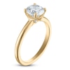 Thumbnail Image 2 of Lab-Grown Round-Cut Solitaire Plus Engagement Ring 1-1/2 ct tw 18K Yellow Gold (F/VS)