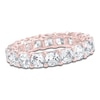 Thumbnail Image 1 of Certified Cushion-Cut Diamond Eternity Band 4-7/8 - 6 ct tw 14K Rose Gold