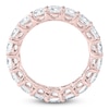 Thumbnail Image 2 of Certified Cushion-Cut Diamond Eternity Band 4-7/8 - 6 ct tw 14K Rose Gold