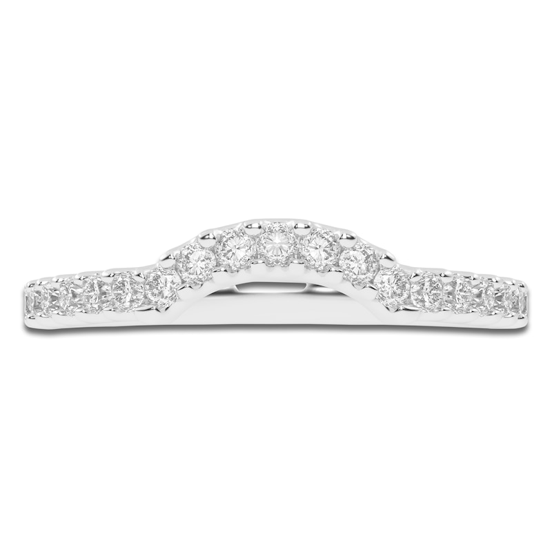 Main Image 3 of Created By Jared Studio Lab-Grown Diamond Contour Band 1/4 ct tw 14K White Gold