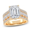 Thumbnail Image 1 of Emerald-Cut Created By Jared Studio Lab-Grown Diamond Engagement Ring 4-3/4 ct tw 14K Yellow Gold