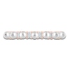 Thumbnail Image 3 of Pnina Tornai Cultured Pearl & Baguette-Cut Diamond Anniversary Ring 1/6 ct tw 14K Rose Gold