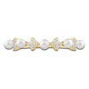 Thumbnail Image 3 of Pnina Tornai Cultured Pearl & Diamond Quatrefoil Anniversary Ring 1/6 ct tw 14K Yellow Gold