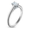 Thumbnail Image 2 of Emerald-Cut Lab-Grown Diamond Solitaire Plus Engagement Ring 1/2 ct tw Platinum (VS2/F)