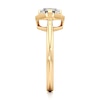 Thumbnail Image 3 of J'Lure Octagon Step-Cut Lab-Grown Diamond Half-Halo Engagement Ring 1 ct tw 18K Yellow Gold