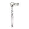 Thumbnail Image 3 of J'Lure Hexagon Step-Cut Lab-Grown Diamond Contour Wedding Band 1/2 ct tw 18K White Gold