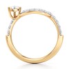 Thumbnail Image 2 of J'Lure Trillion Curved Brilliant-Cut Lab-Grown Diamond Contour Wedding Band 5/8 ct tw 18K Yellow Gold