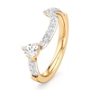 Thumbnail Image 4 of J'Lure Trillion Curved Brilliant-Cut Lab-Grown Diamond Contour Wedding Band 5/8 ct tw 18K Yellow Gold