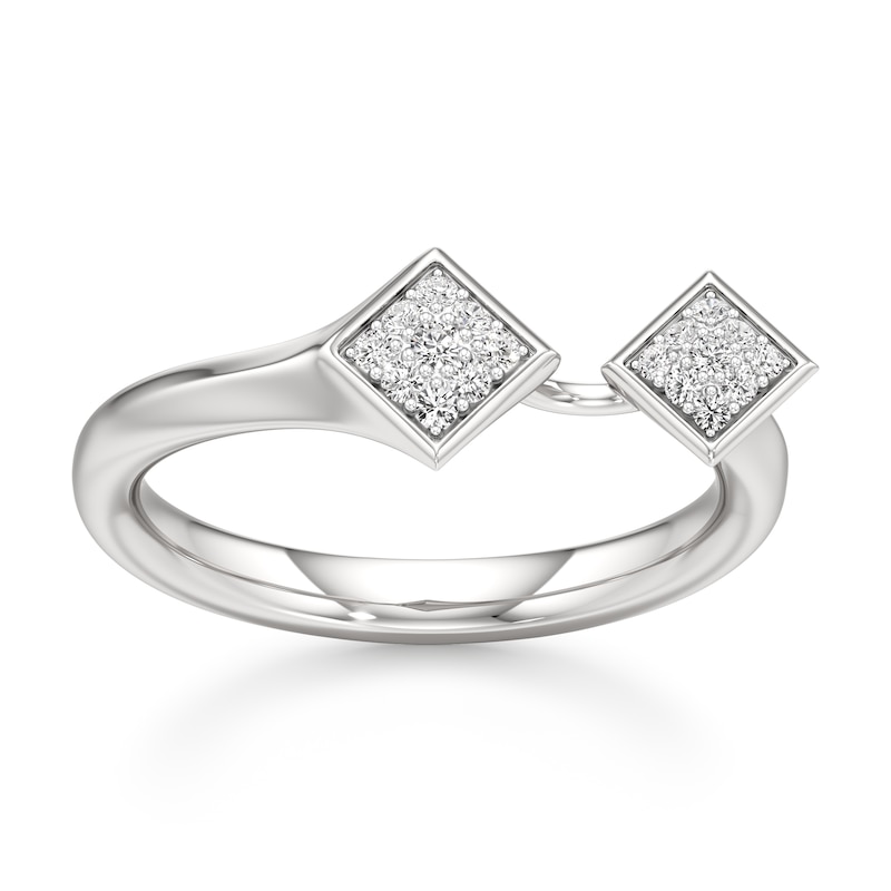 Main Image 1 of J'Lure Lab-Grown Diamond Wedding Band 1/8 ct tw 18K White Gold