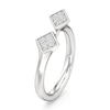 Thumbnail Image 4 of J'Lure Lab-Grown Diamond Wedding Band 1/8 ct tw 18K White Gold