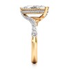 Thumbnail Image 3 of J'Lure Moval Old-Cut Lab-Grown Diamond Bypass Engagement Ring 2-1/2 ct tw 18K Yellow Gold