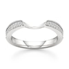 Thumbnail Image 1 of J'Lure Lab-Grown Diamond Contour Wedding Band 1/8 ct tw 18K White Gold